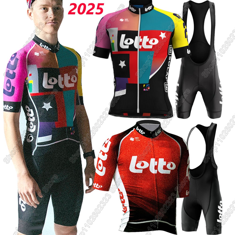 Cycling Commute Shorts - Lotto team 2025 wielertrui set Zomer