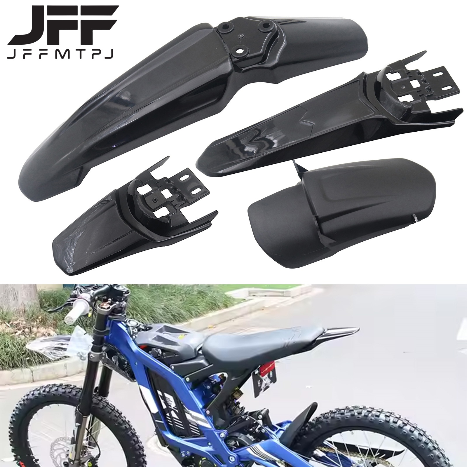 Bike Light Front Rear - Motorfiets Voor Achterwiel Spatborden Spatbord Voor