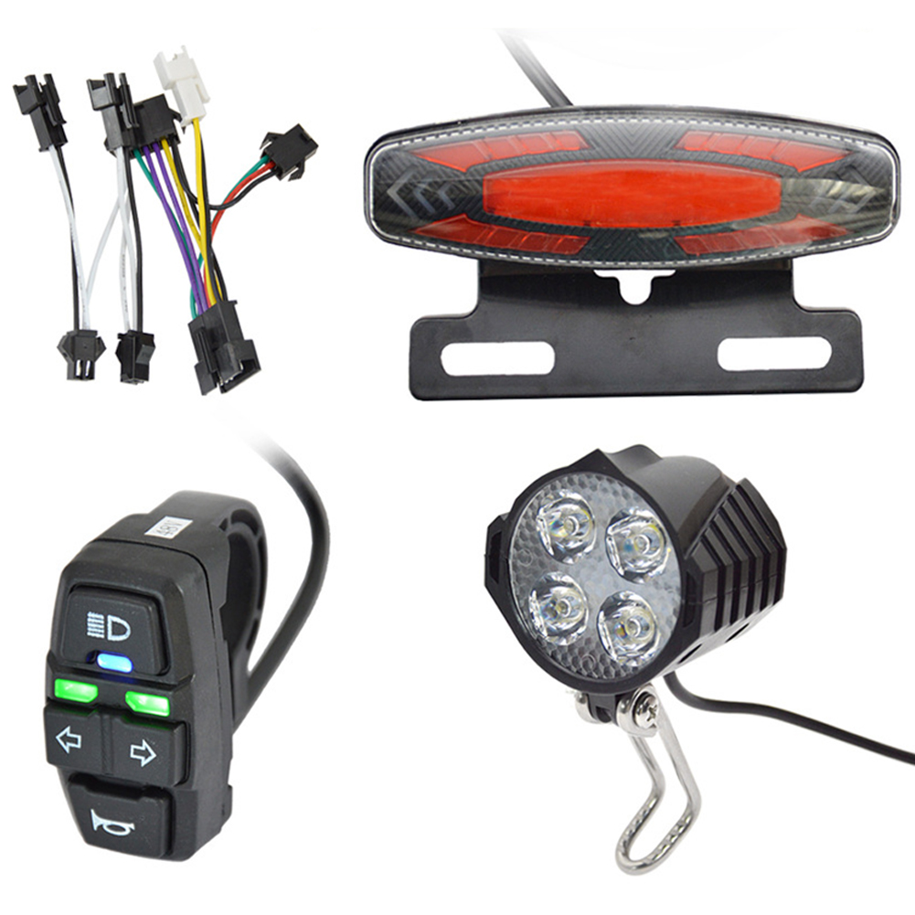 Bike Light Front Rear - Ebike Voorrem Achterlicht 24V 48V Fietsenrek