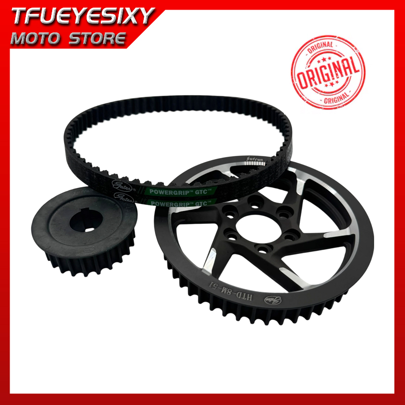 Bike Light Front Rear - TFUEYESIXY Originele Surron Aandrijfriem & Voorwielpoelie