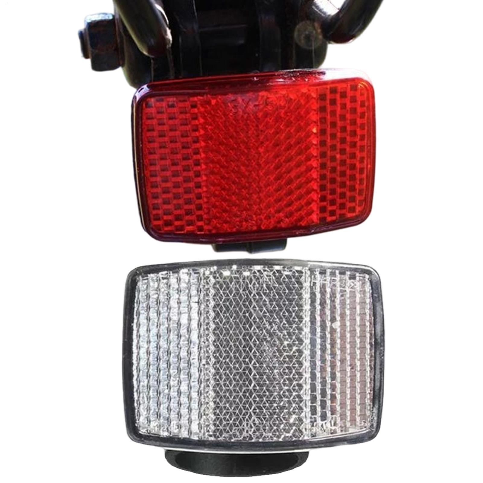 Cycling Commute Gear - 2 stuks fietsreflectoren voor en achter,