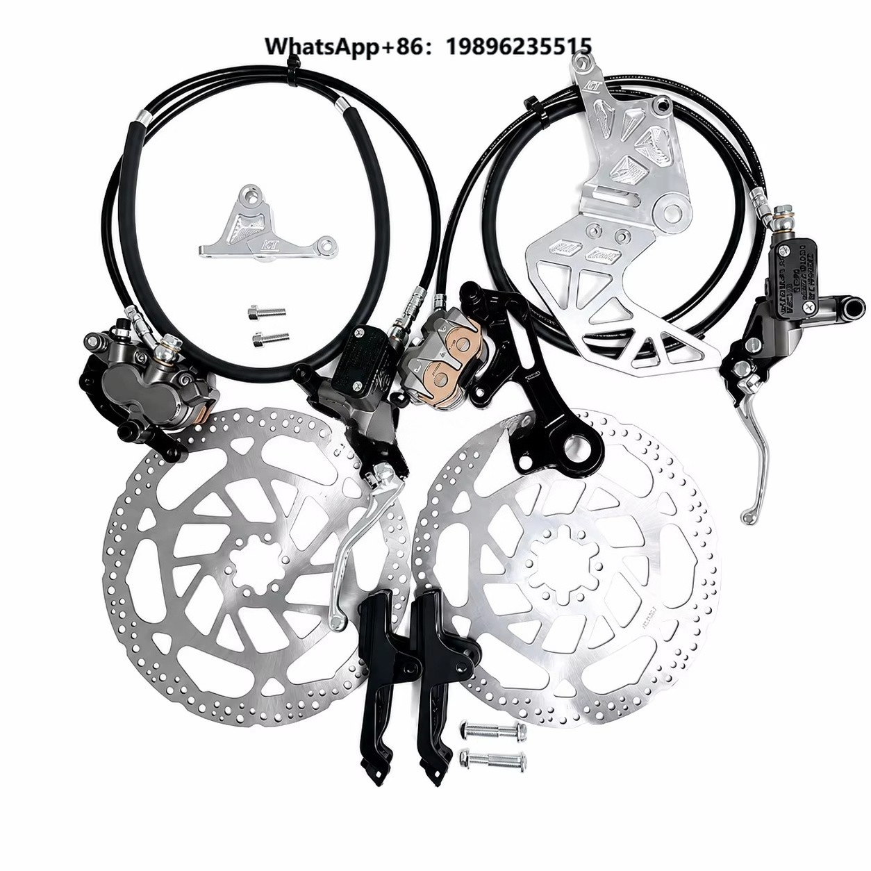 Bike Light Front Rear - RACING Versterkte voor- en achterremset Hydraulische