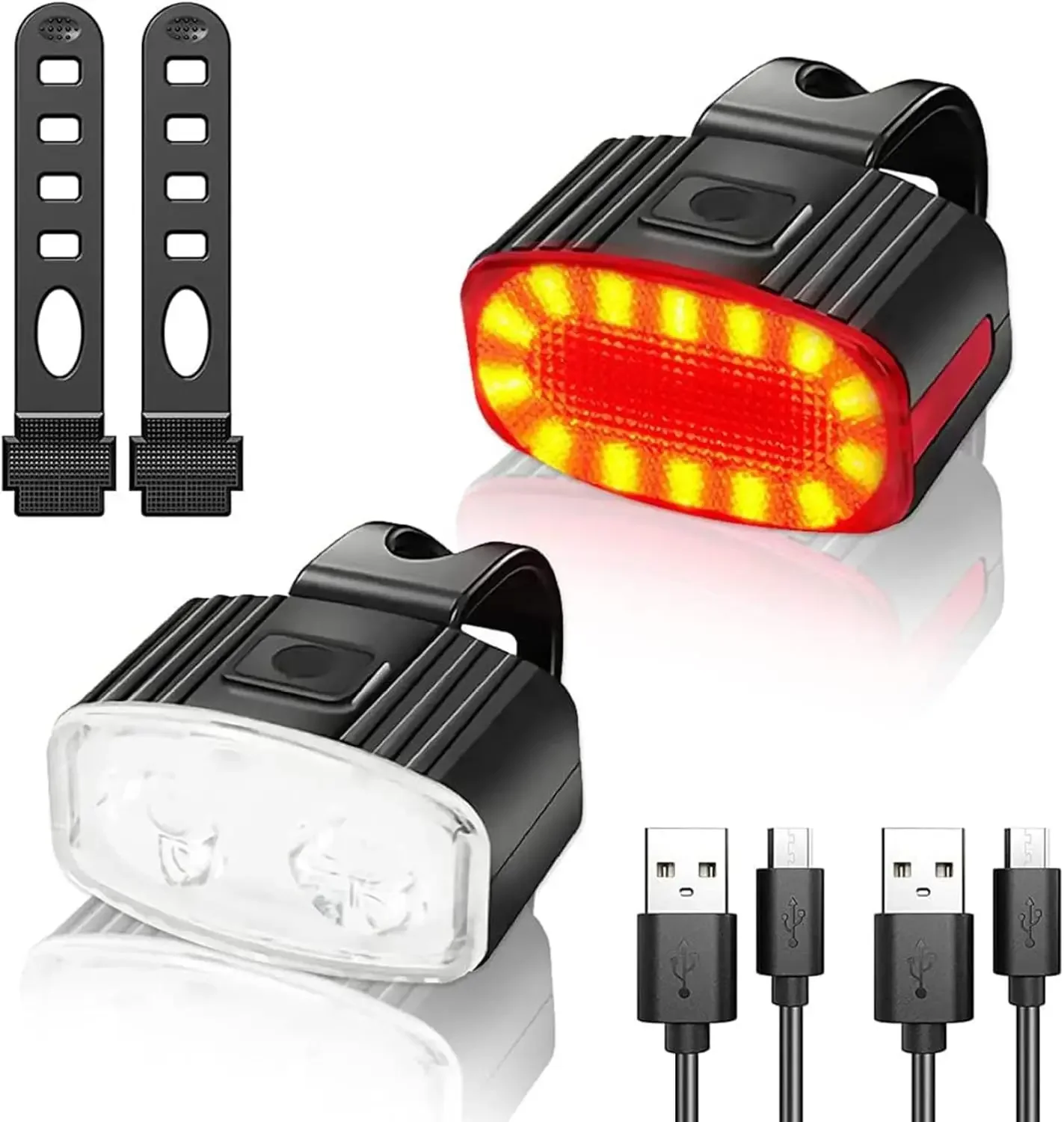 Bike Light Front Rear - Fiets Fiets Voor Achterlicht Set Fiets