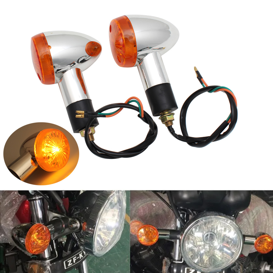 Bike Light Front Rear - Motorfiets Universele Voor Achter 10Mm Richtingaanwijzers