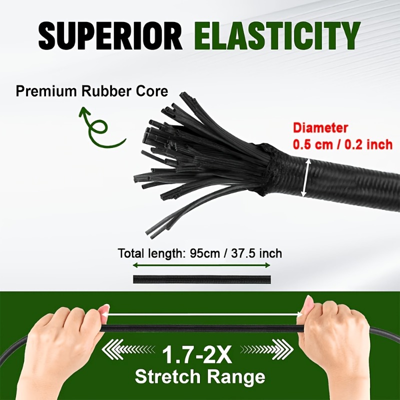 2/5 stuks zware elastische tou - Commuting By Bike recensie en prijs