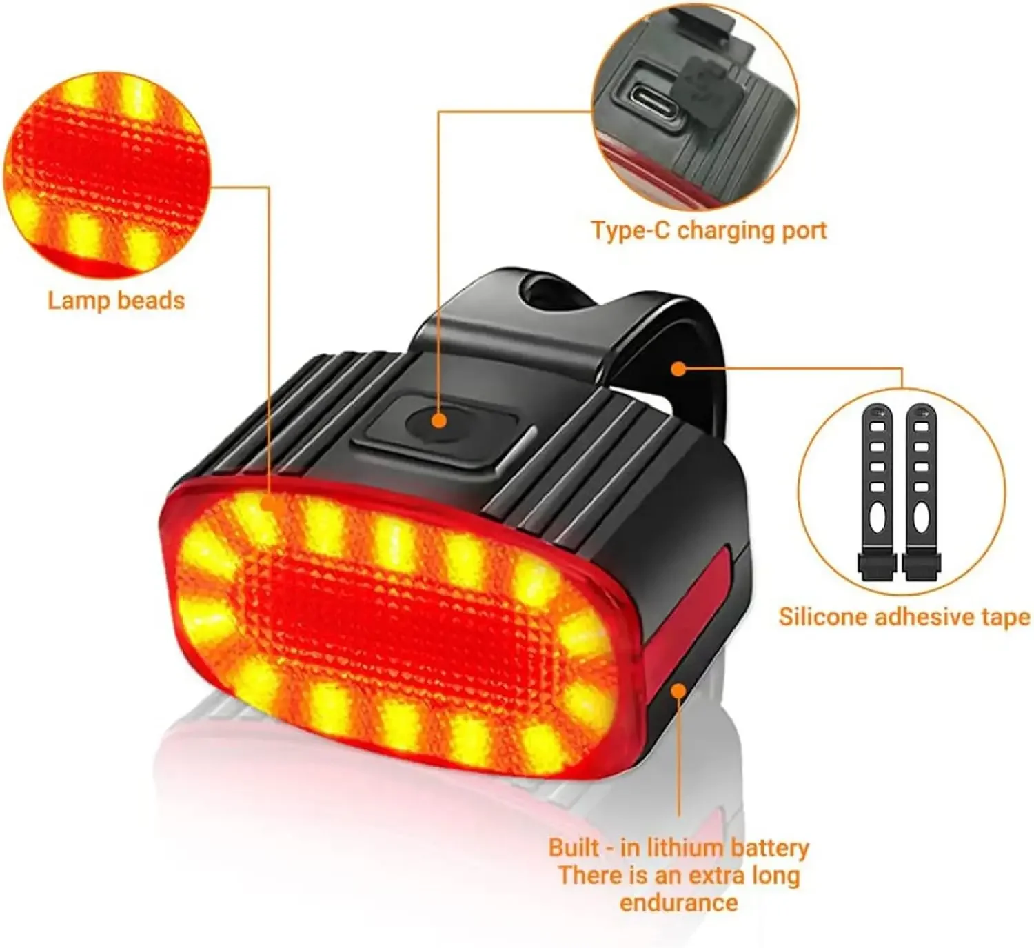 Fiets Fiets Voor Achterlicht S - Bike Light Front Rear recensie en prijs