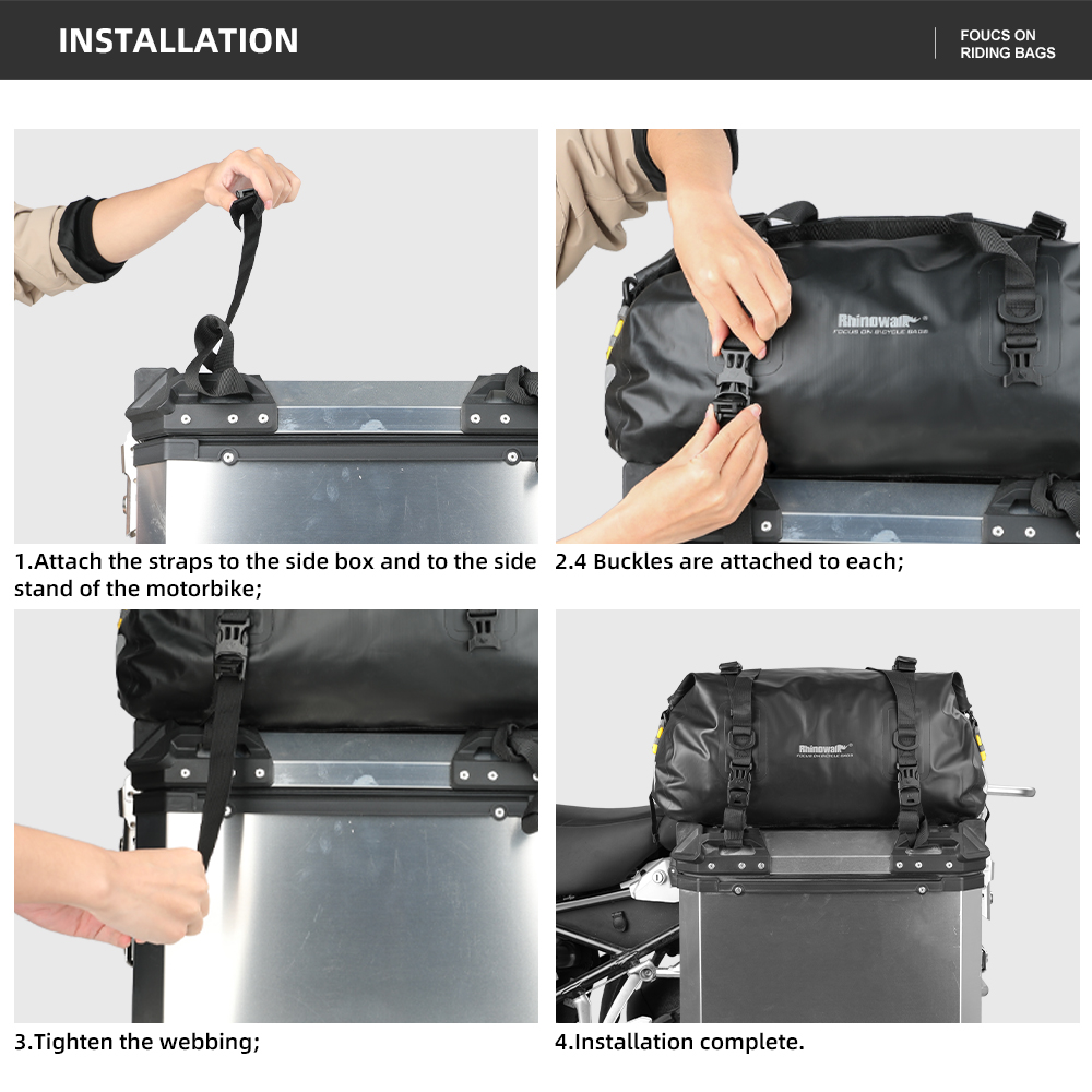 Rhinowalk Motor Zijbox Top Fie - Panniers Waterproof Rear recensie en prijs